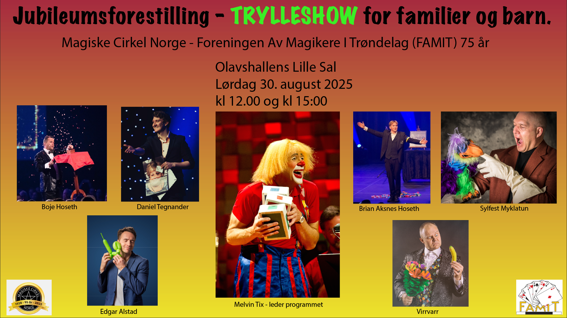 Famits jubileums-show